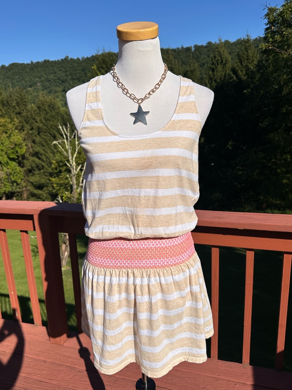 Lilly Pulitzer Tideline Smocked Mini Dress Sandbar